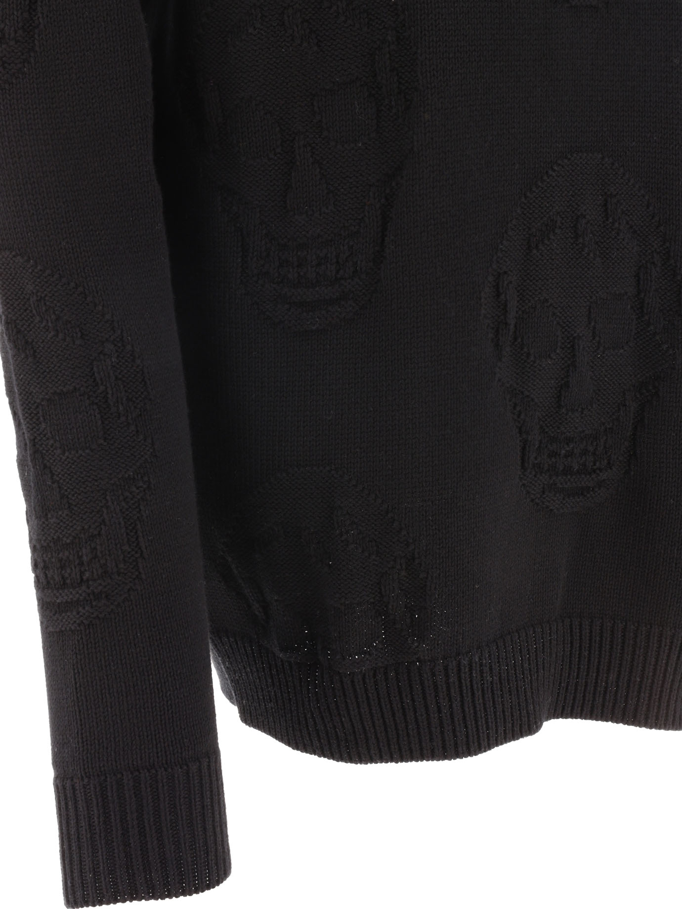 ALEXANDER MCQUEEN Textured Skull sweater